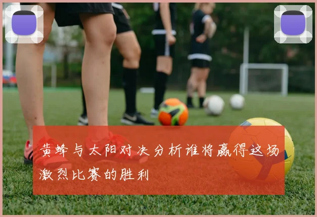 黄蜂与太阳对决分析谁将赢得这场激烈比赛的胜利